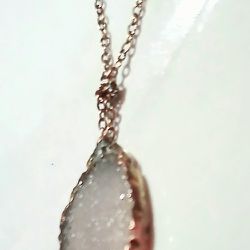 Antique Copper RARE Necklace With Stone