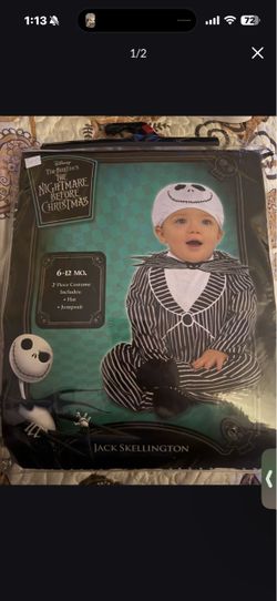 Jack Costume Size 6-12months