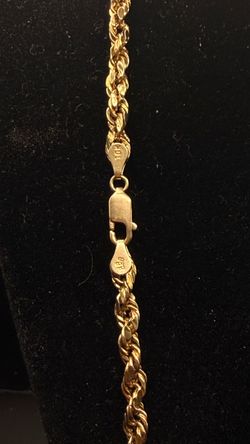 10Kt Rope Chain