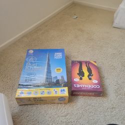 Codenames Board Game And Puzzle