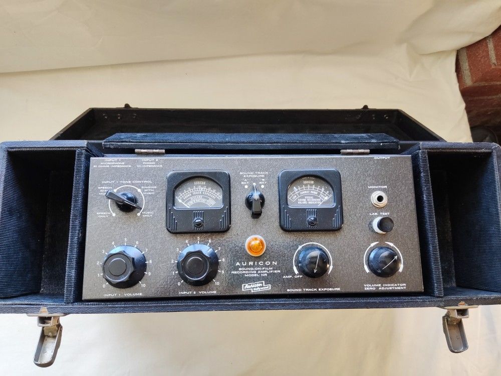 Vintage Auricon NR24 Amplifier Recording Equipment Berndt-Bach Film Amplifier