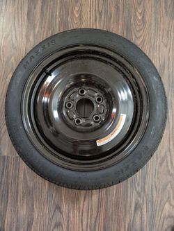 OEM Maxxis Spare Tire & Rim - T135/90D16 (Unused Tread)