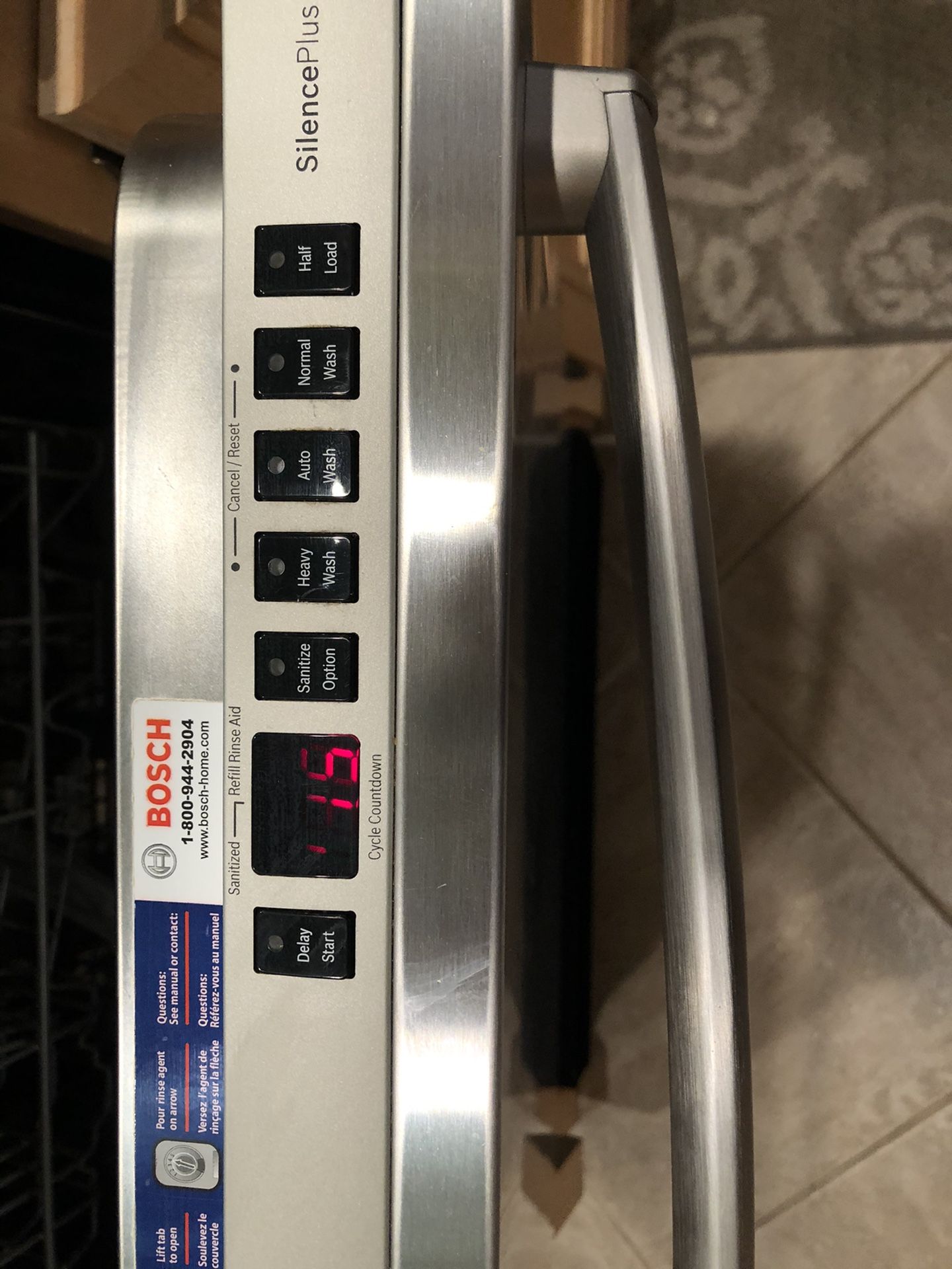 Bosch Silence Plus 46 dBA Dishwasher for Sale in Upland, CA OfferUp