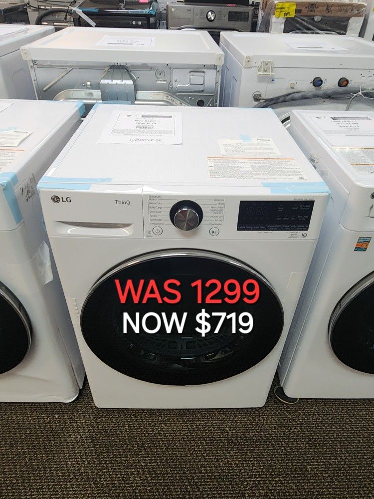 4.2 Cu. Ft. Smart Wifi Enabled Compact Front Load Dryer With Dual 