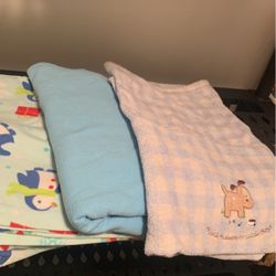 Boys Baby Blankets Set Of 3