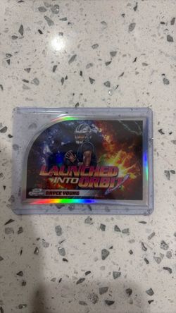 Bryce Young Topps Chrome Launched Into Orbit Card