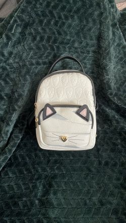 Betsey Johnson Mummy Cat And Skull Backpack