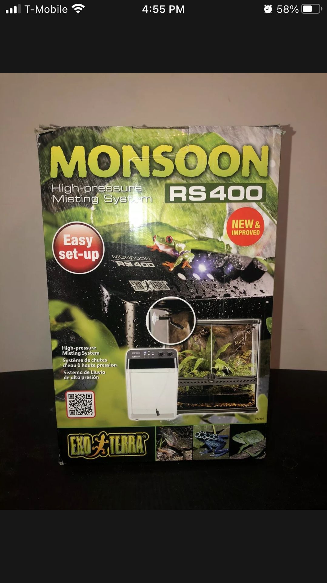 ExoTerra Monsoon RS400 High Pressure Misting System