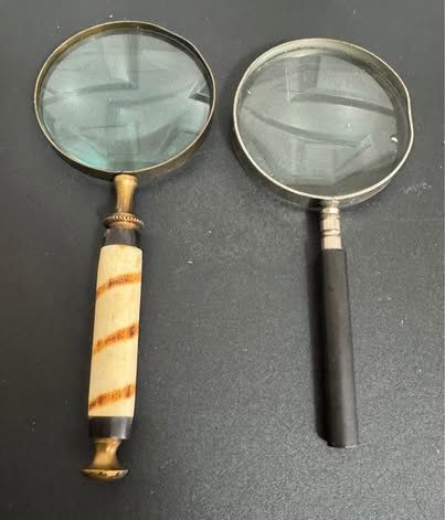 Vintage Magnifying Glasses one has brass handle $15 for both