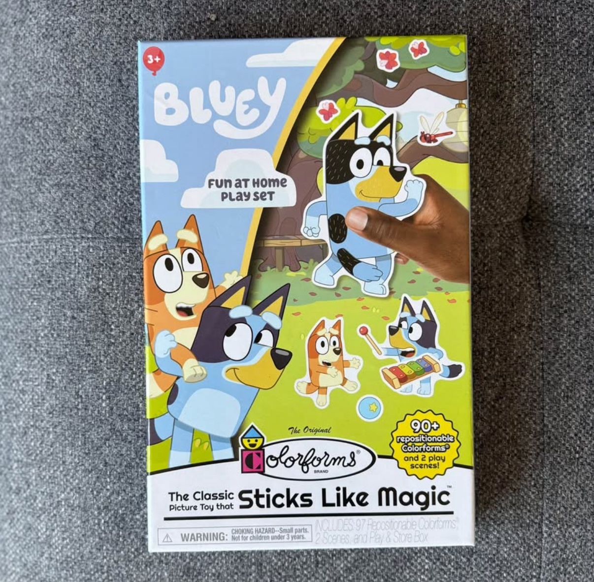 Bluey Reusable Sticker Set