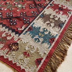 Pottery Barn Kilim Area Rug 3x5