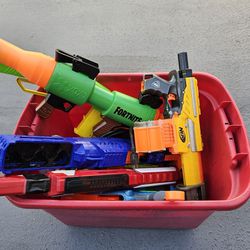 nerf guns container 