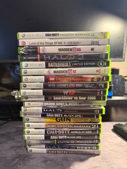 Xbox 360 game lot