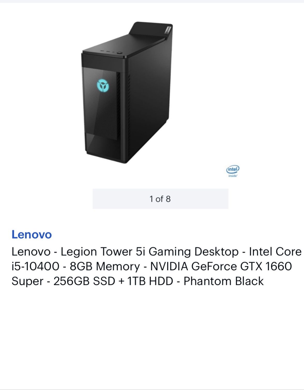 Lenovo Legion T5 28IMB05 PERSONAL COMPUTER