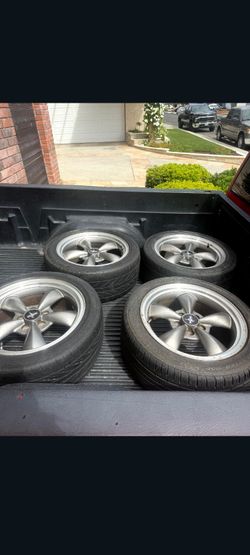 Ford Mustang Bullitt Wheels with Tires Set of 4