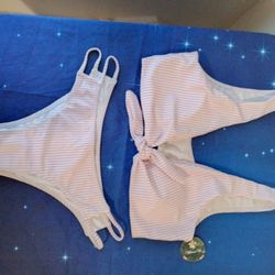 Pink Pin Stripe Bikini