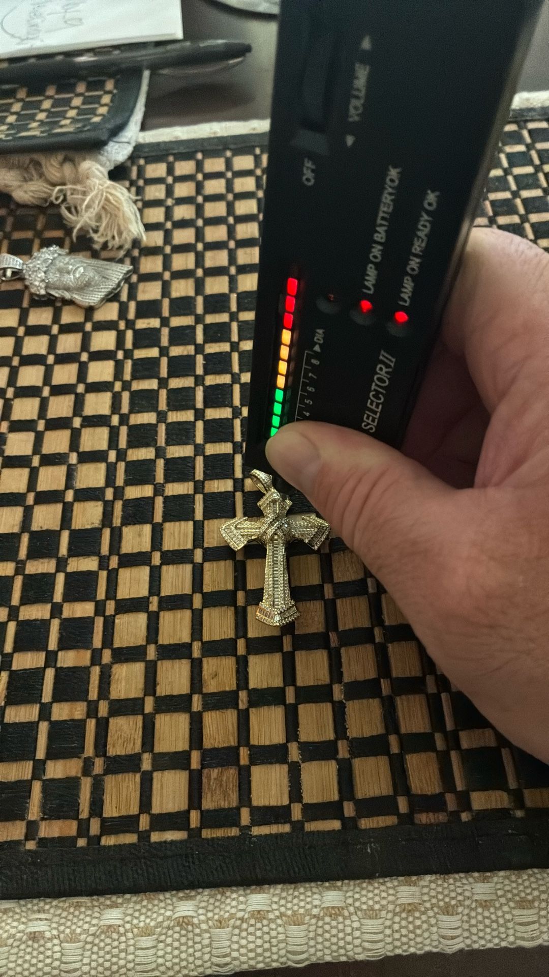 Silver Cross Passes Diamond Tester 50 Dollars