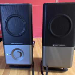 Altec Lansing 220 Stereo Multimedia Amplified Speaker System Tested Works D12