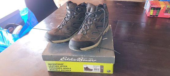 Eddie Bauer Brown Hiking Boots Size 12