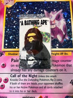 White and Black Bathing Ape shirt