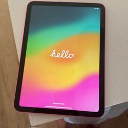 10th Generation Pink iPad 2022