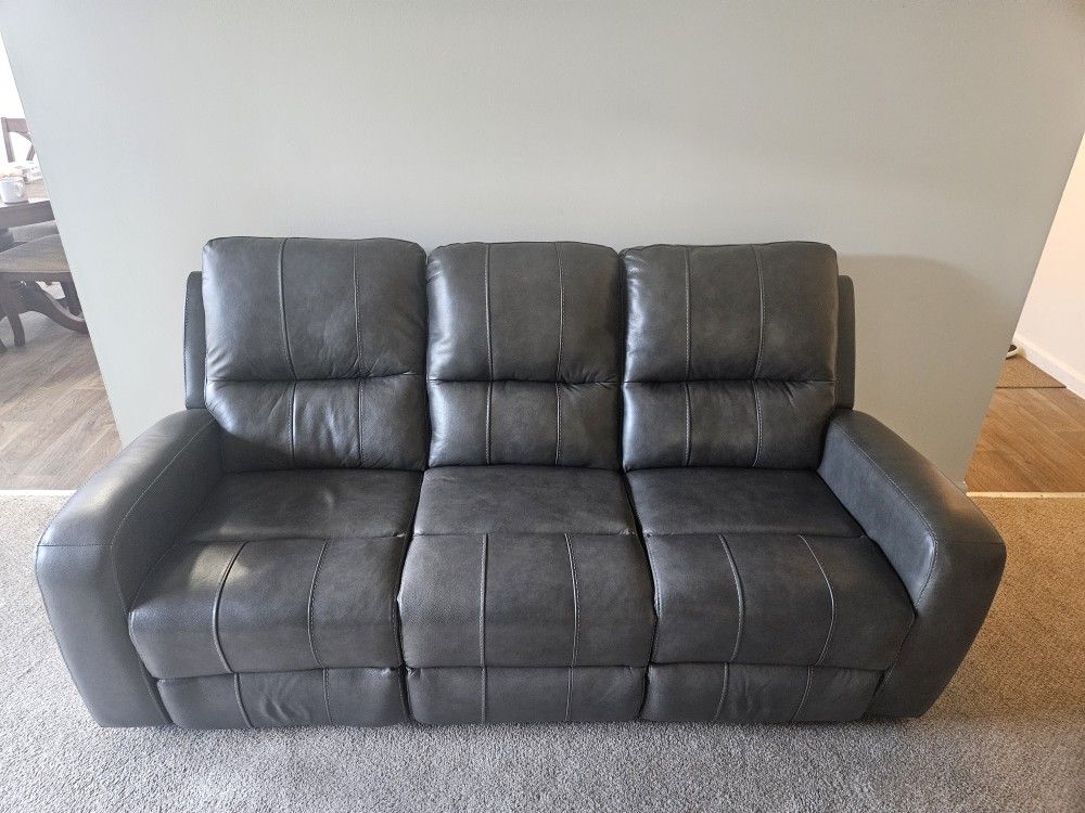 Genuine Leather Sofa Recliner