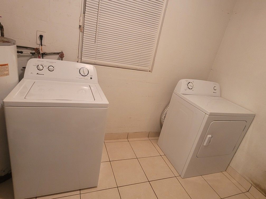 Amana High Efficiency Washer & Dryer