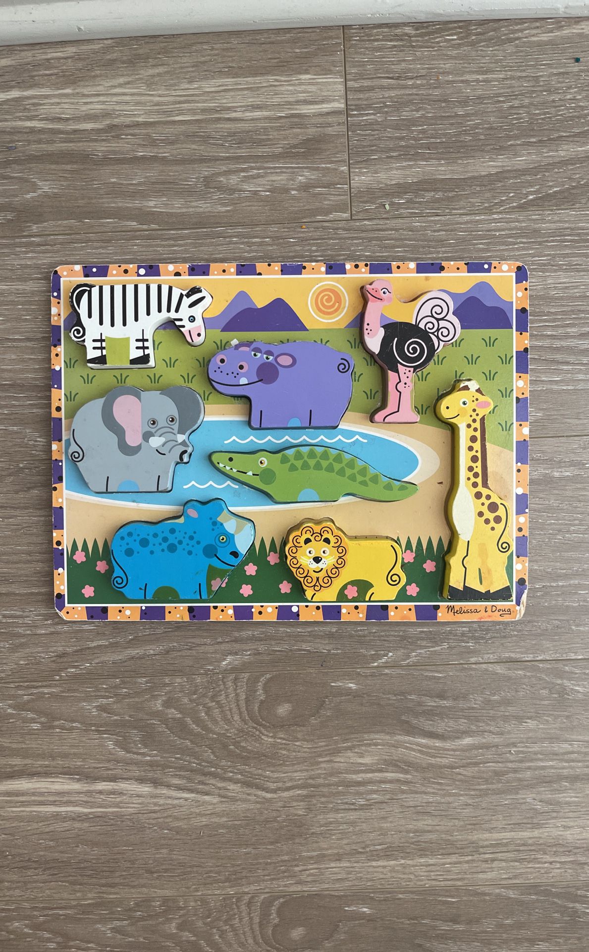 Melissa And Doug Chunk Puzzle