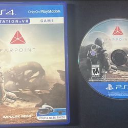 Farpoint Sony PlayStation 4 (2017) PS4 PSVR VR - Tested- Good- Complete