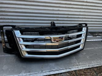 🟢2018 Cadillac Escalade, OEM Radiator Soport And Grille