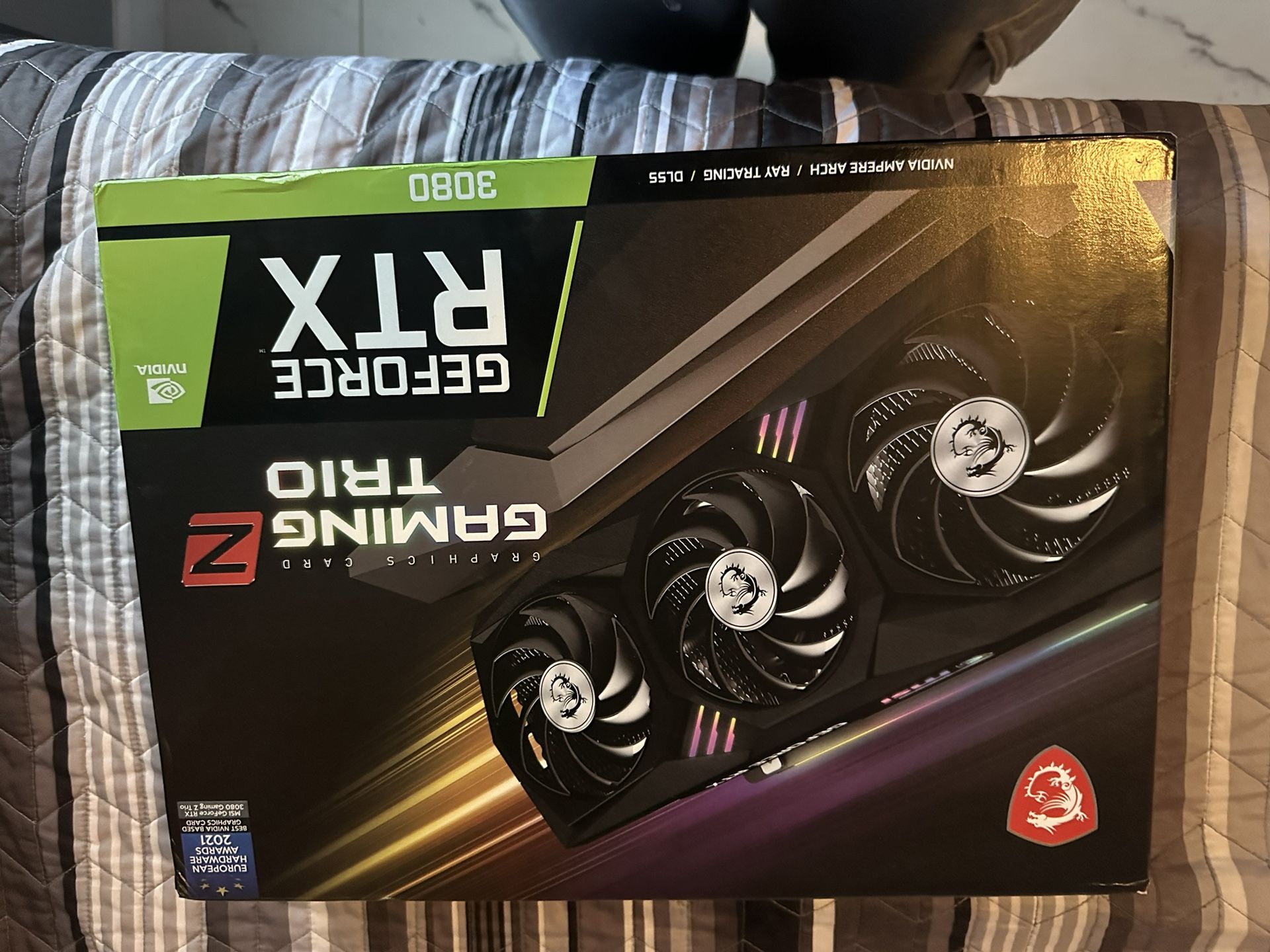 Graphics Card Only 3080 10GB Trio barley Used