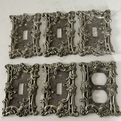 Vintage Ornate Light Switch And Outlet Covers