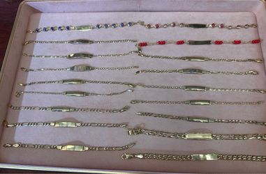 14k Gold Baby ID Bracelet