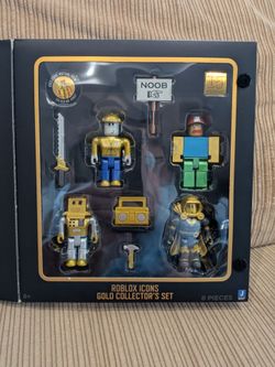 Roblox Icons Gold Collector Set 15th Anniversary 4 Figure Pack SEALED NEW