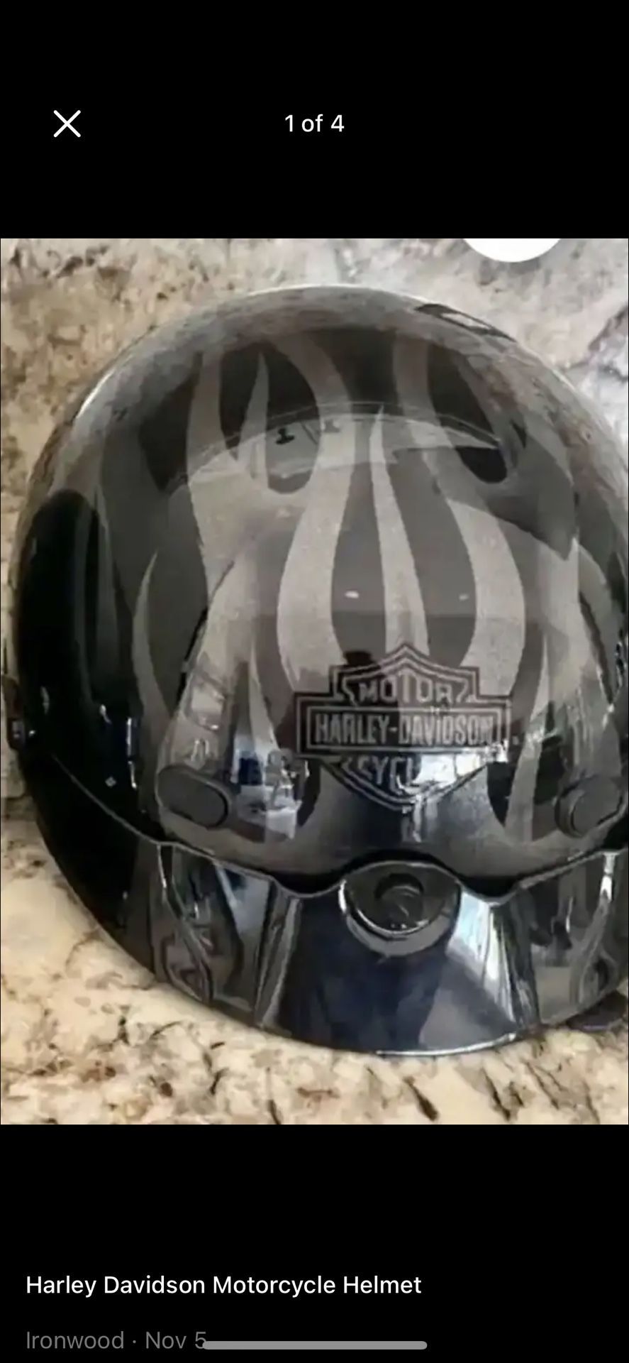 Harley Davidson Motorcycle Helmet