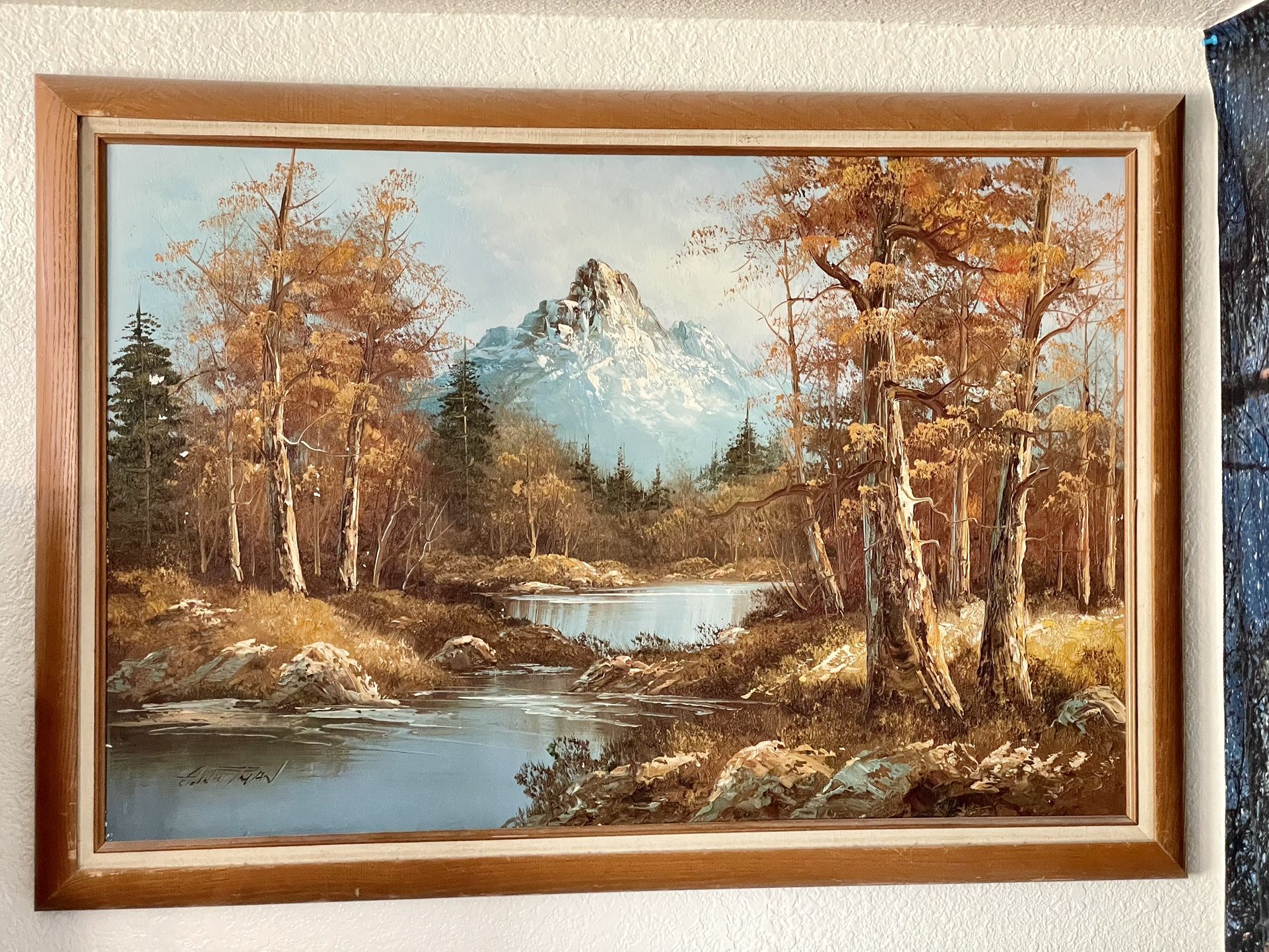 Vintage Mountain Painting (OBO)