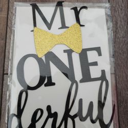 Mr. ONEderful Party Decor