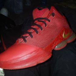 Nike Lebron 19s Crimson Red Size 13