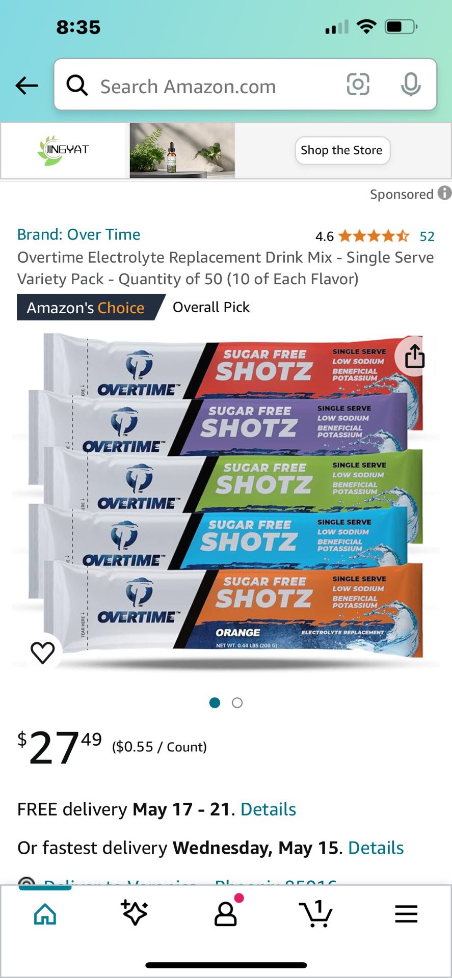 Overtime - Electrolytes 