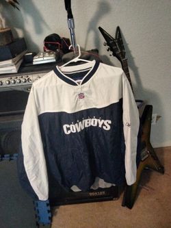 Dallas Cowboys Reebok NFL On Field Pullover Jacket Large