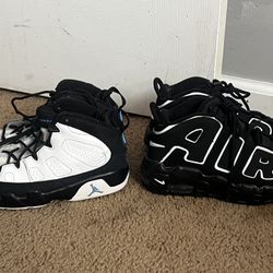 Jordan 9 Retro 1.5 & Air Pippen Sz 1 