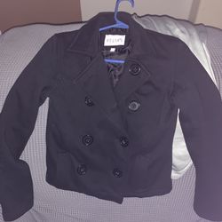 Delias Black Coat Size Small