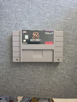 Super nintendo Mortal Kombat 3
