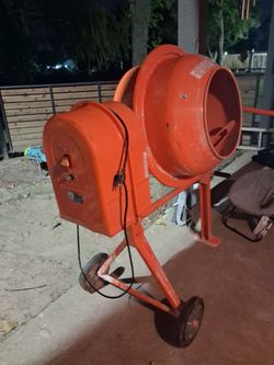 Electric Cement Mixer on Wheels