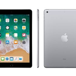 2018 Apple iPad 6th Gen (9.7- inch, Wi-Fi, 128GB) - Space gray $115