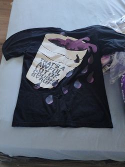 Awful lot of cough syrup tshirt small