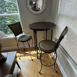 High Top Table and Chairs
