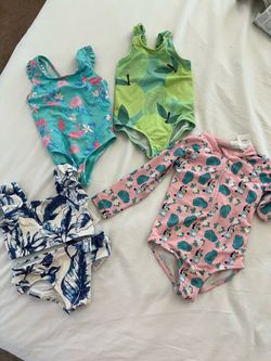 Zara toddler girl swimsuits 18-24month