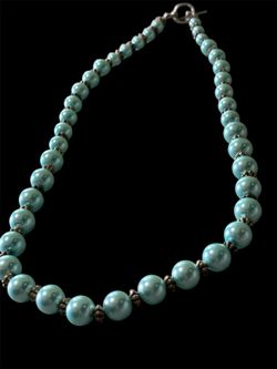 Vintage seafoam  Beads Necklace