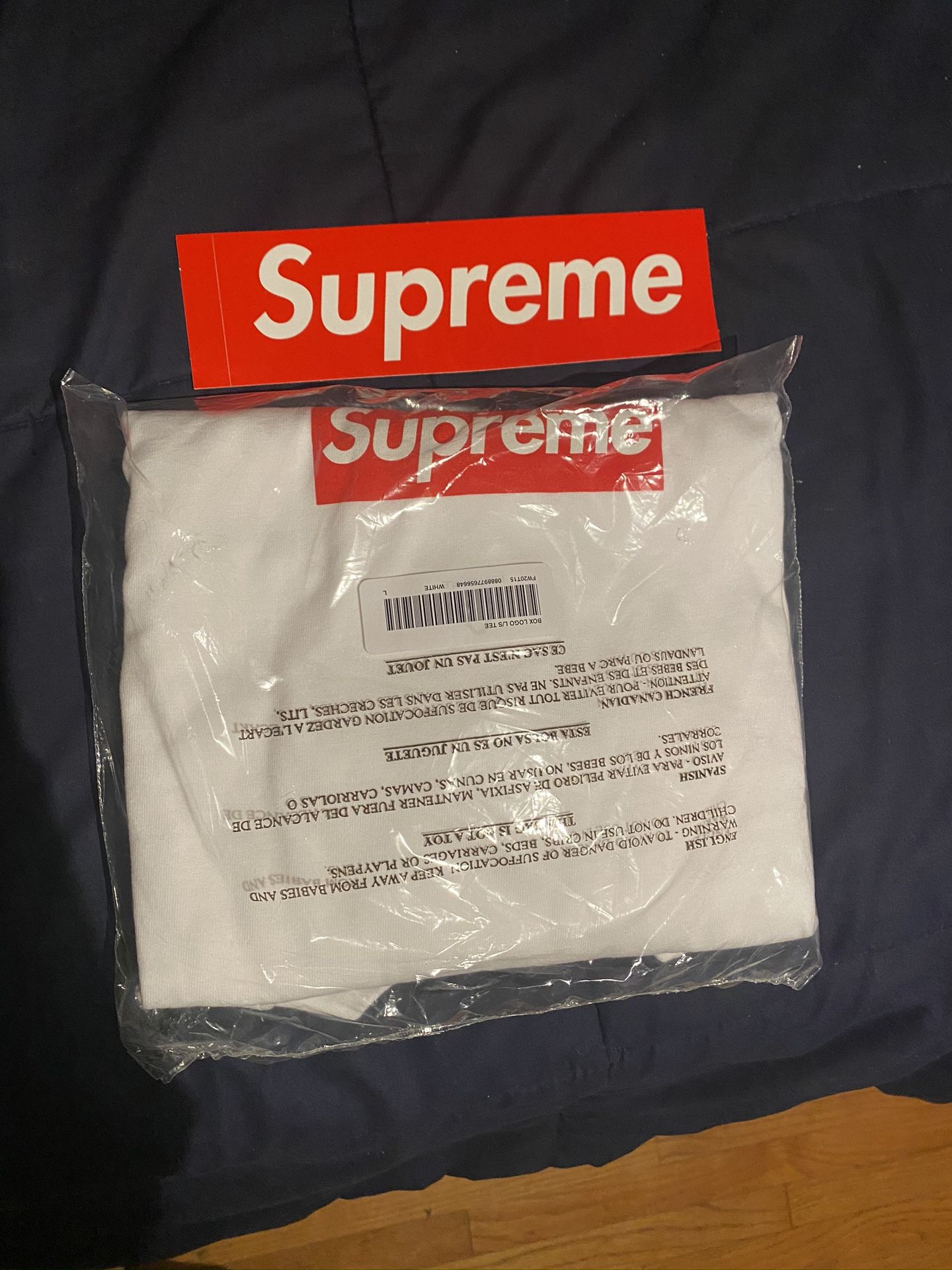 Supreme long sleeve box logo